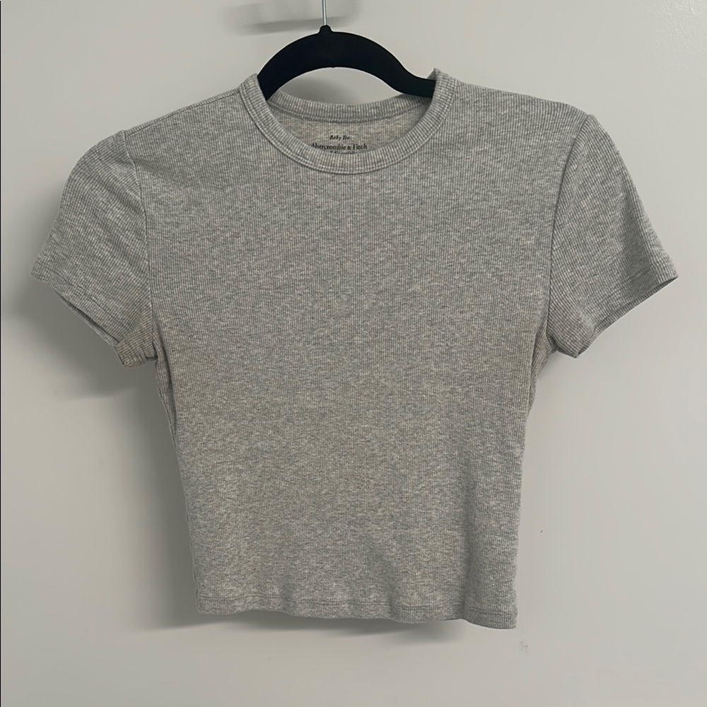 Abercrombie Grey Ribbed Shirt